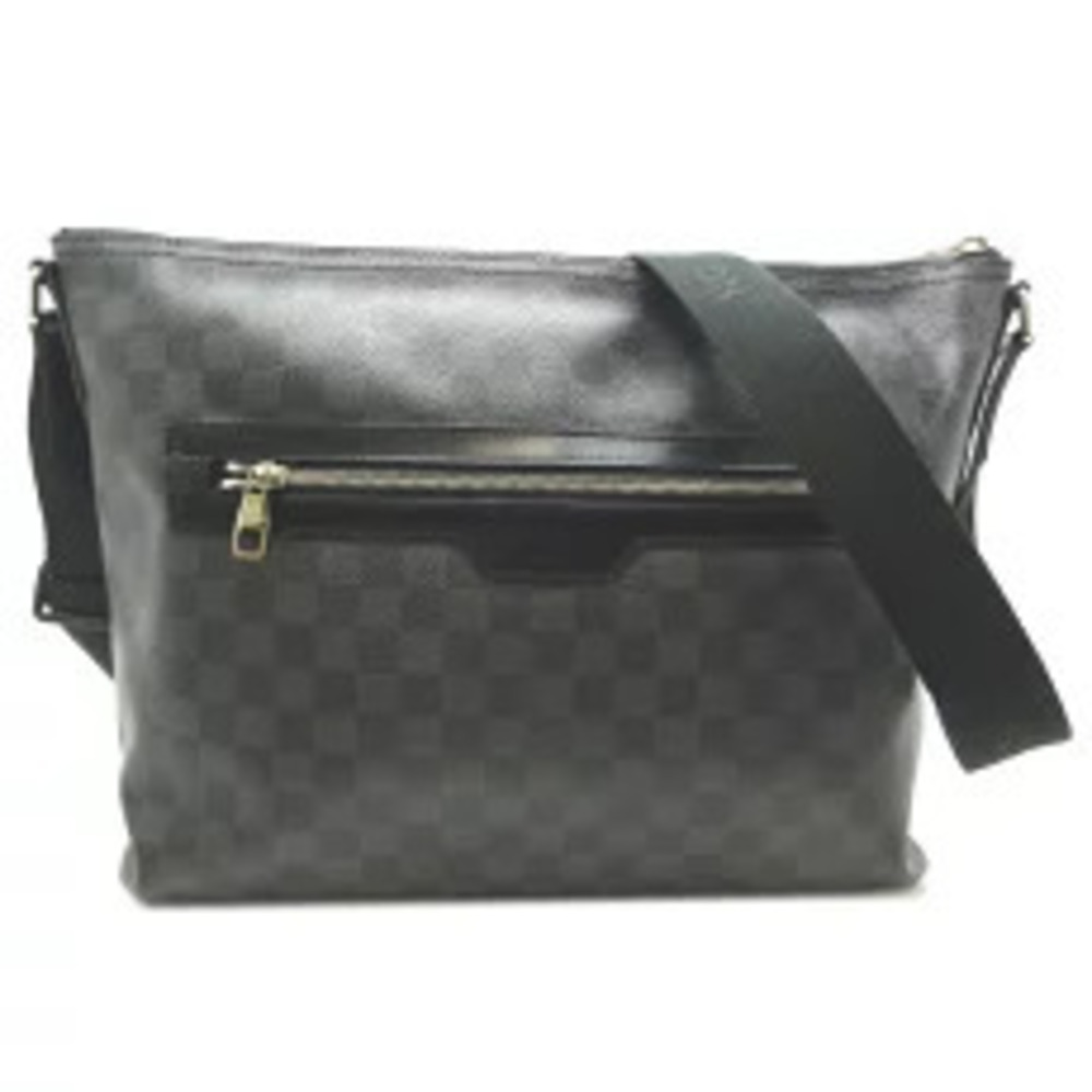 Louis Vuitton Mick Shoulder Bag Damier Graphite Black